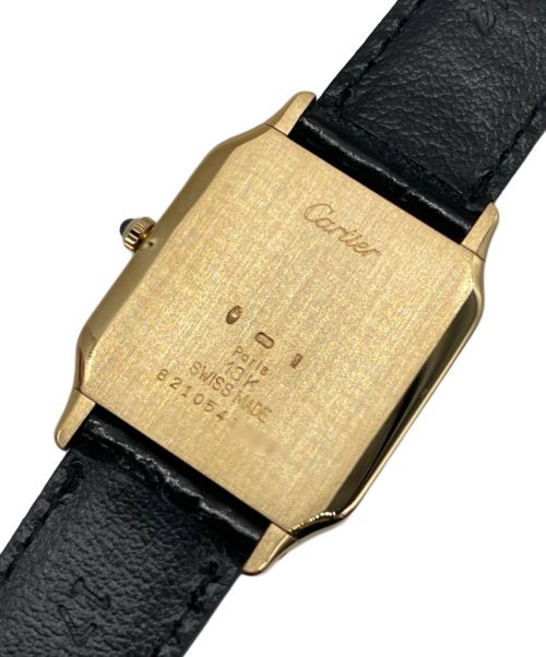 Cartier（カルティエ）Cartier (カルティエ)  サントス デュモン LM エクストラスリム Ref.W1505453 シルバー文字盤 サイズ:LMの古着・服飾アイテム