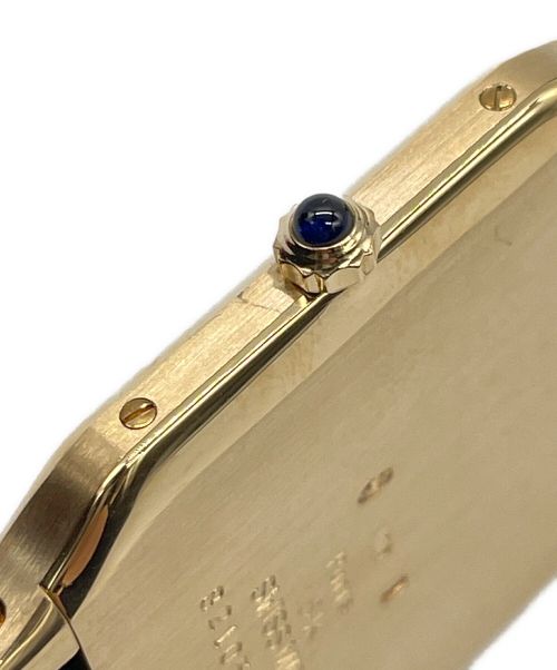 Cartier（カルティエ）Cartier (カルティエ)  サントス デュモン LM エクストラスリム Ref.W1505453 シルバー文字盤 サイズ:LMの古着・服飾アイテム