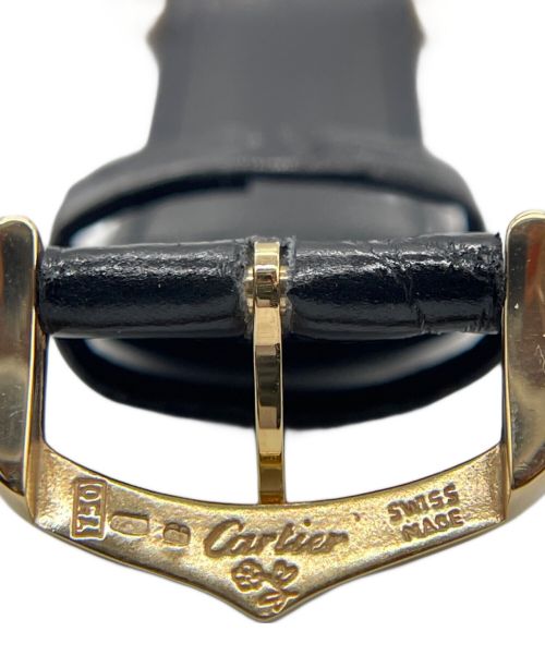 Cartier（カルティエ）Cartier (カルティエ)  サントス デュモン LM エクストラスリム Ref.W1505453 シルバー文字盤 サイズ:LMの古着・服飾アイテム