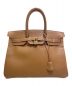 HERMES（エルメス）の古着「バーキン35」｜ナチュラル×ゴールド金具