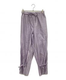 INSCRIRE（アンスクリア）の古着「イージーパンツ」｜パープル