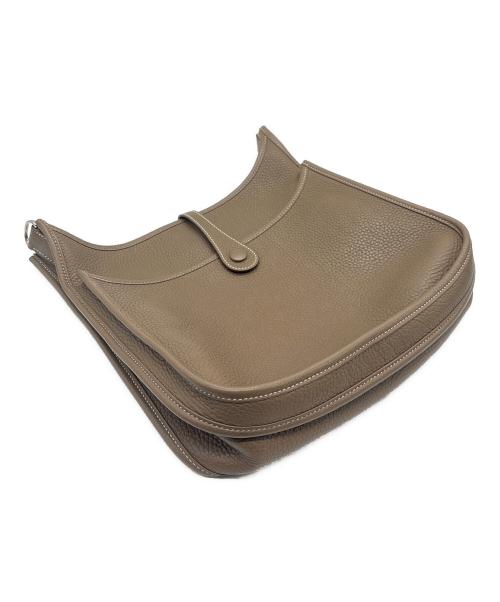 HERMES（エルメス）HERMES (エルメス) エブリンⅢ PM/シルバー金具/トリヨンクレマンス/エトゥープ/A刻印/エヴリン/ショルダーバッグ/レザーバッグ/バッグ/鞄 エトゥープ サイズ:PMの古着・服飾アイテム
