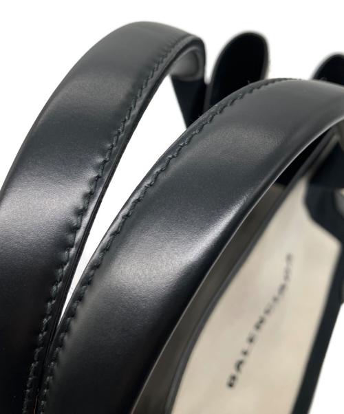 BALENCIAGA（バレンシアガ）BALENCIAGA (バレンシアガ) ネイビーカバス /トートバッグ ホワイト サイズ:Sの古着・服飾アイテム