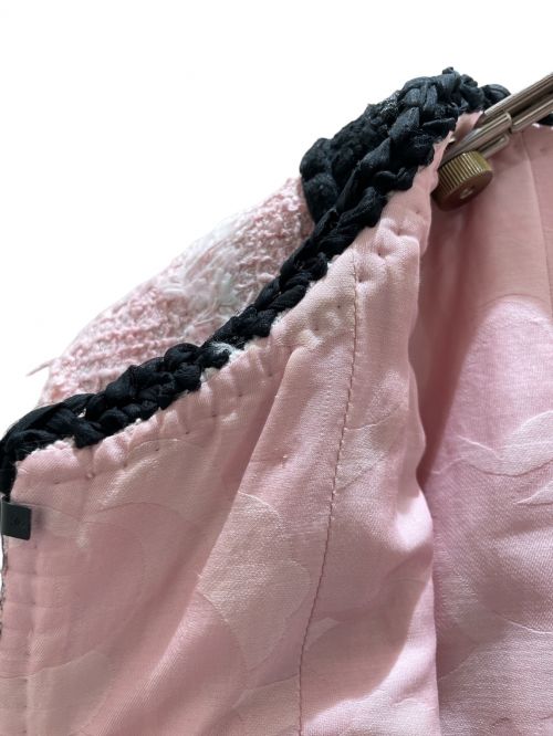 CHANEL（シャネル）CHANEL (シャネル) ツイードジャケット ピンク サイズ:34の古着・服飾アイテム