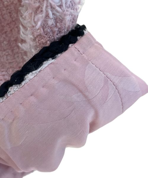 CHANEL（シャネル）CHANEL (シャネル) ツイードジャケット ピンク サイズ:34の古着・服飾アイテム