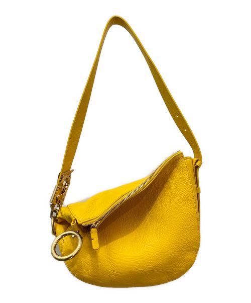 BURBERRY（バーバリー）BURBERRY (バーバリー) Tasche レザーショルダーバッグ イエローの古着・服飾アイテム