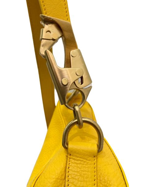 BURBERRY（バーバリー）BURBERRY (バーバリー) Tasche レザーショルダーバッグ イエローの古着・服飾アイテム