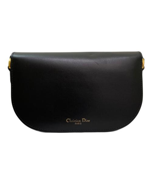 Christian Dior（クリスチャン ディオール）Christian Dior (クリスチャン ディオール) CD SIGNATURE BESACE M ブラック×ゴールドの古着・服飾アイテム