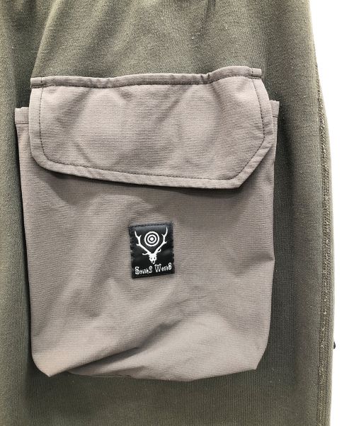 South2 West8（サウスツー ウエストエイト）South2 West8 (サウスツー ウエストエイト) スウェットパンツ オリーブ サイズ:Sの古着・服飾アイテム