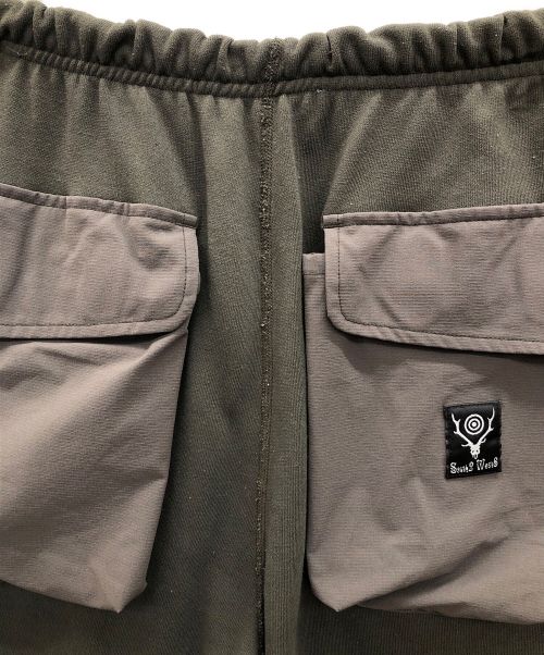 South2 West8（サウスツー ウエストエイト）South2 West8 (サウスツー ウエストエイト) スウェットパンツ オリーブ サイズ:Sの古着・服飾アイテム
