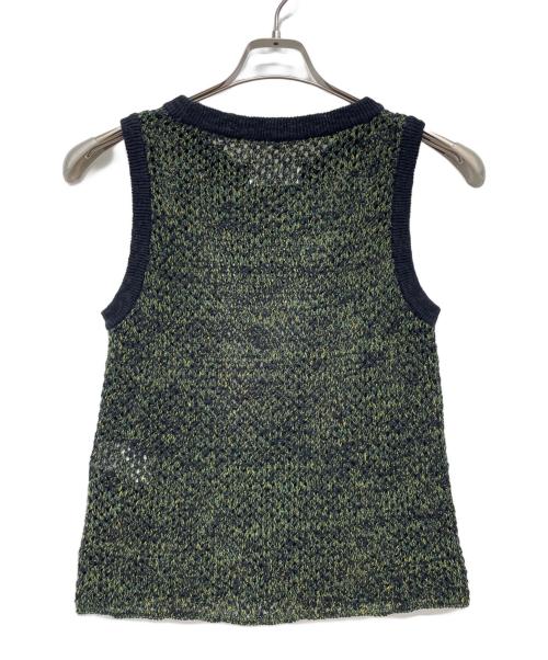 sawa takai（サワタカイ）sawa takai (サワタカイ) ニットベスト グリーン サイズ:Ｓの古着・服飾アイテム