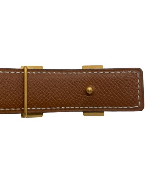 HERMES（エルメス）HERMES (エルメス) コンスタンス ベルト ブラック×ゴールド サイズ:65cmの古着・服飾アイテム
