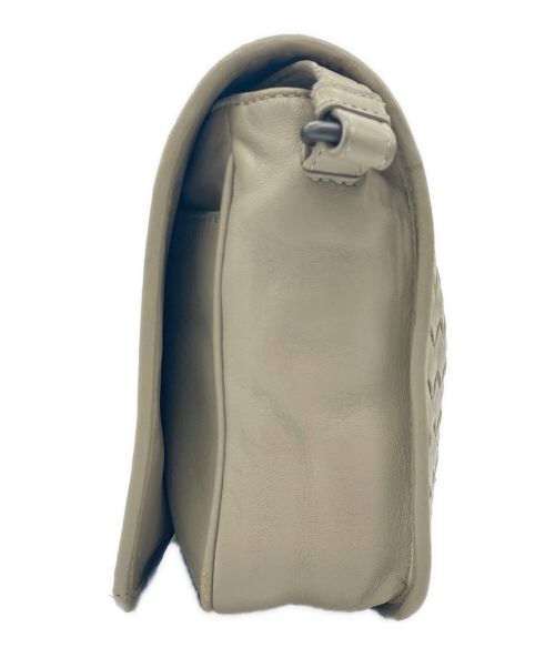 BOTTEGA VENETA（ボッテガベネタ）BOTTEGA VENETA (ボッテガベネタ) Intrechart Shoulder Bag（イントレチャートショルダーバッグ） グレー サイズ:-の古着・服飾アイテム