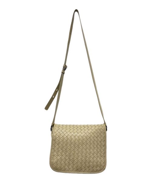 BOTTEGA VENETA（ボッテガベネタ）BOTTEGA VENETA (ボッテガベネタ) Intrechart Shoulder Bag（イントレチャートショルダーバッグ） グレー サイズ:-の古着・服飾アイテム