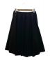 HERMES (エルメス) カシミヤ混プリーツスカート ブラック サイズ:34：30000円