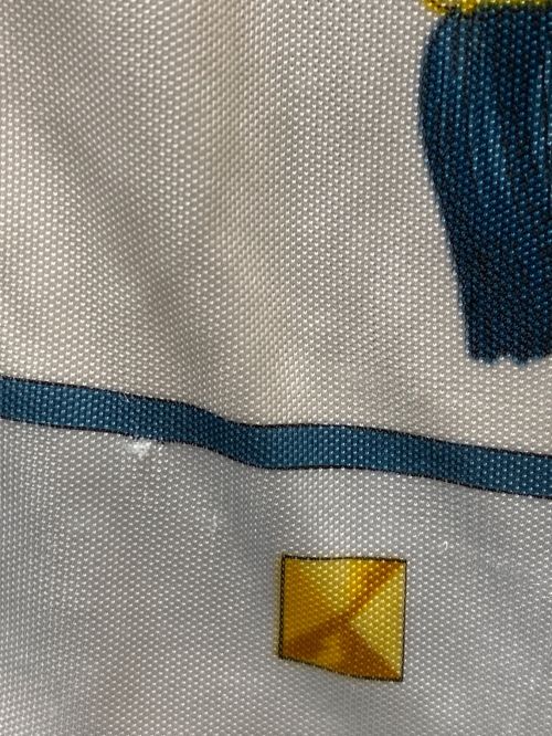 HERMES（エルメス）HERMES (エルメス) 鍵柄ノースリーブシルクカットソー ホワイト サイズ:34の古着・服飾アイテム