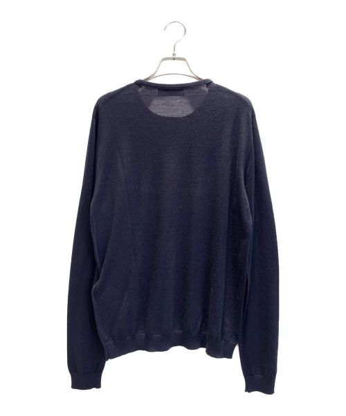 FENDI（フェンディ）FENDI (フェンディ) バグズアイニット ネイビー サイズ:46の古着・服飾アイテム