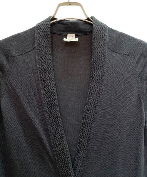 HERMES（エルメス）HERMES (エルメス) ロング ニットカーディガン ネイビー サイズ:34の古着・服飾アイテム