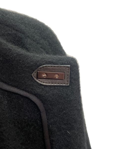 HERMES（エルメス）HERMES (エルメス) カシミヤ ポンチョ チャコールグレー サイズ:TUの古着・服飾アイテム