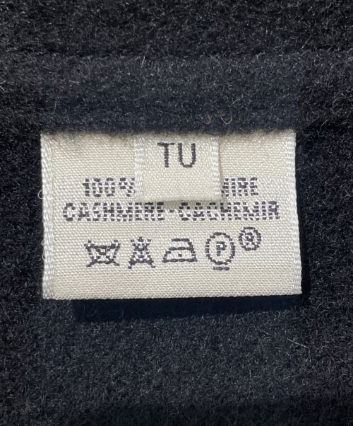 HERMES（エルメス）HERMES (エルメス) カシミヤ ポンチョ チャコールグレー サイズ:TUの古着・服飾アイテム