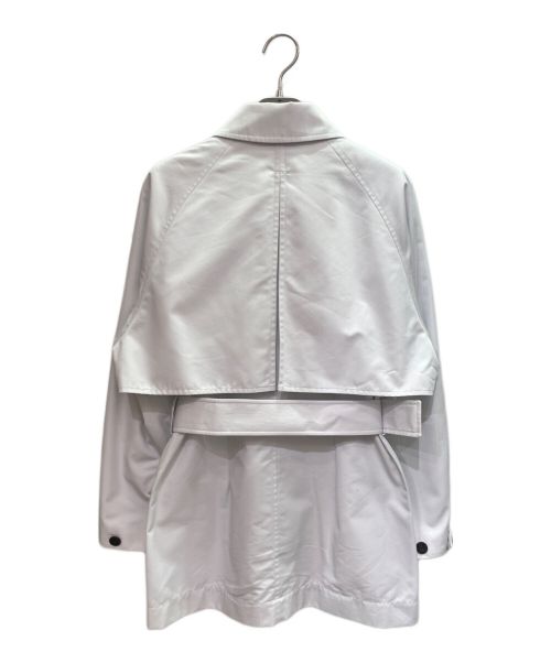 HERMES（エルメス）HERMES (エルメス) ショート トレンチコート ホワイト サイズ:34の古着・服飾アイテム