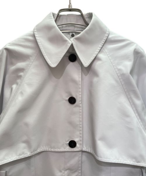 HERMES（エルメス）HERMES (エルメス) ショート トレンチコート ホワイト サイズ:34の古着・服飾アイテム
