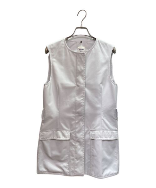 HERMES（エルメス）HERMES (エルメス) ショート トレンチコート ホワイト サイズ:34の古着・服飾アイテム