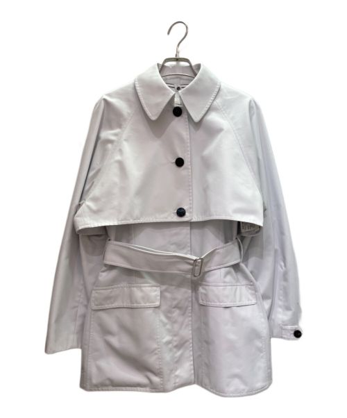 HERMES（エルメス）HERMES (エルメス) ショート トレンチコート ホワイト サイズ:34の古着・服飾アイテム