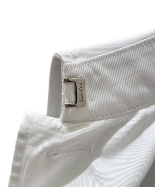 HERMES（エルメス）HERMES (エルメス) ショートトレンチコート ホワイト サイズ:34の古着・服飾アイテム