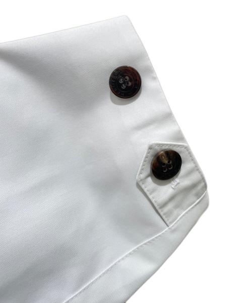 HERMES（エルメス）HERMES (エルメス) ショートトレンチコート ホワイト サイズ:34の古着・服飾アイテム