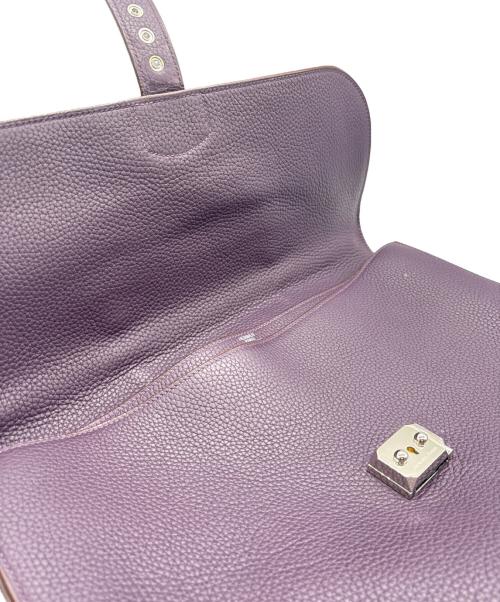 HERMES（エルメス）HERMES (エルメス) サックアデペッシュ 38/シルバー金具/トリヨンクレマンス/パープル/▢K刻印 パープル サイズ:38の古着・服飾アイテム