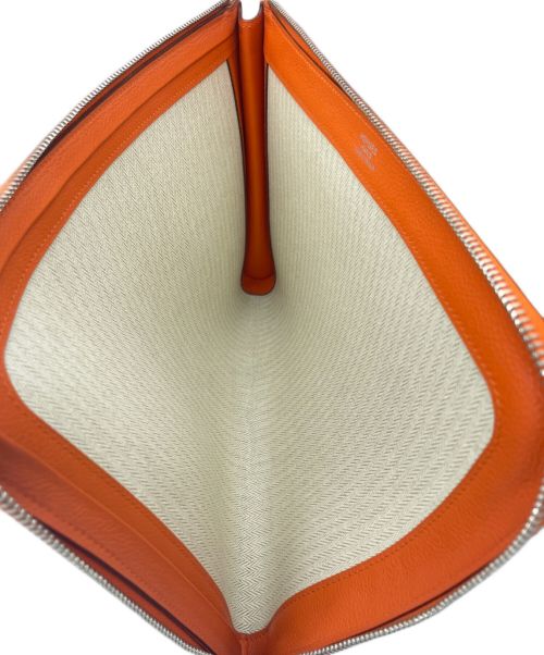 HERMES（エルメス）HERMES (エルメス) Zip Tablet/タブレットケース オレンジの古着・服飾アイテム