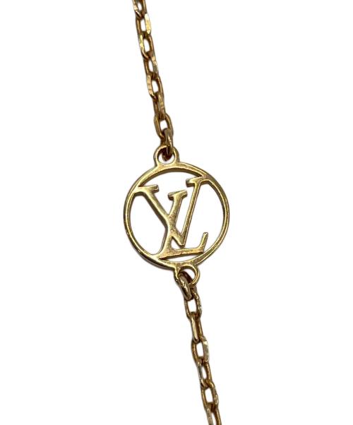 LOUIS VUITTON（ルイ ヴィトン）LOUIS VUITTON (ルイ ヴィトン) LV＆V ストラスネックレス レッドの古着・服飾アイテム