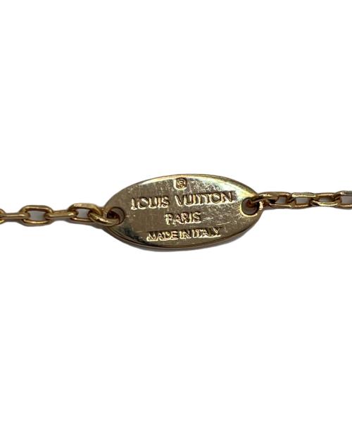 LOUIS VUITTON（ルイ ヴィトン）LOUIS VUITTON (ルイ ヴィトン) LV＆V ストラスネックレス レッドの古着・服飾アイテム