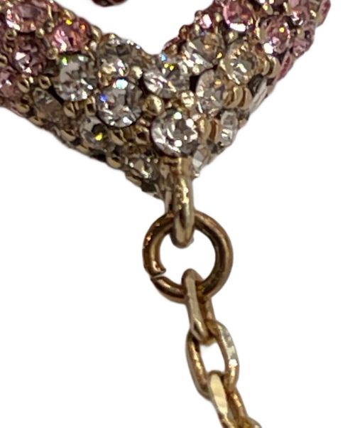LOUIS VUITTON（ルイ ヴィトン）LOUIS VUITTON (ルイ ヴィトン) LV＆V ストラスネックレス レッドの古着・服飾アイテム