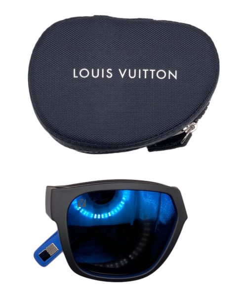 LOUIS VUITTON（ルイ ヴィトン）LOUIS VUITTON (ルイ ヴィトン) レガッタ プライアント サングラス ブルー×ブラック サイズ:56□16-145の古着・服飾アイテム