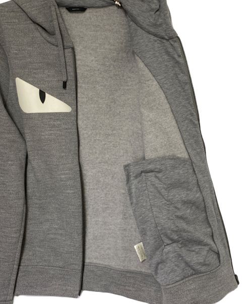 FENDI（フェンディ）FENDI (フェンディ) バグズアイ パーカー グレー サイズ:44の古着・服飾アイテム