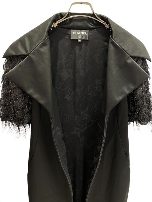 CHANEL（シャネル）CHANEL (シャネル) アンサンブルドレスワンピース ブラック サイズ:38の古着・服飾アイテム