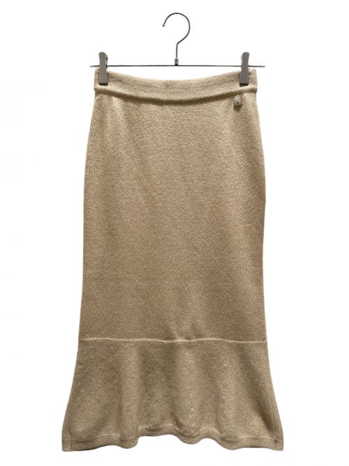 CHANEL（シャネル）CHANEL (シャネル) カシミヤニットセットアップ ベージュ サイズ:34の古着・服飾アイテム
