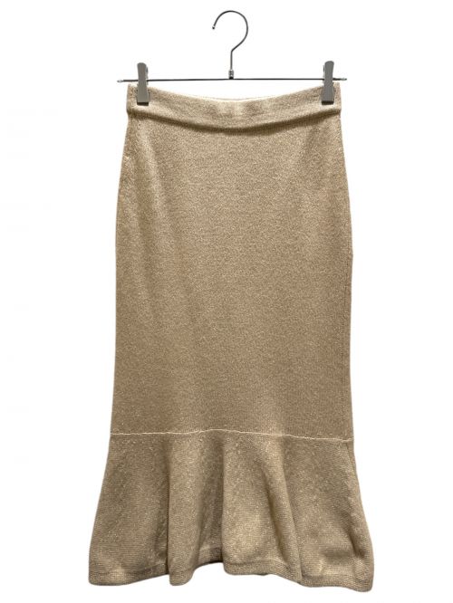 CHANEL（シャネル）CHANEL (シャネル) カシミヤニットセットアップ ベージュ サイズ:34の古着・服飾アイテム