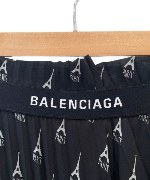 BALENCIAGA（バレンシアガ）BALENCIAGA (バレンシアガ) プリーツスカート／ロングスカート ブラック サイズ:34の古着・服飾アイテム