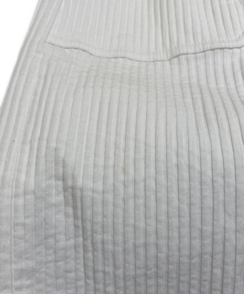 CHANEL（シャネル）CHANEL (シャネル) ココボタンワイドパンツ ホワイト サイズ:34の古着・服飾アイテム