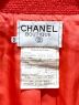 中古・古着 CHANEL BOUTIQUE (シャネル ブティック) ココマーク金釦ツイードジャケット オレンジ サイズ:34：90000円