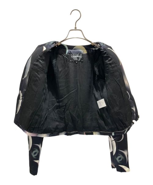 CHANEL（シャネル）CHANEL (シャネル) ノーカラージャケット ブラック サイズ:34の古着・服飾アイテム