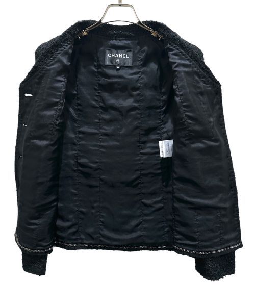 CHANEL（シャネル）CHANEL (シャネル) ツイードジャケット ブラック サイズ:34の古着・服飾アイテム