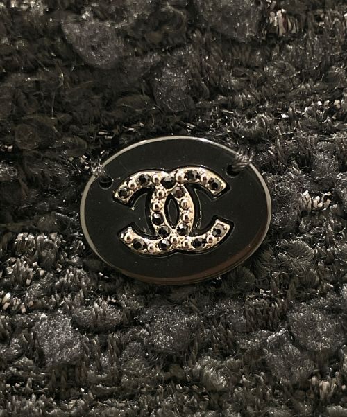 CHANEL（シャネル）CHANEL (シャネル) ツイードスカート ブラック サイズ:34の古着・服飾アイテム