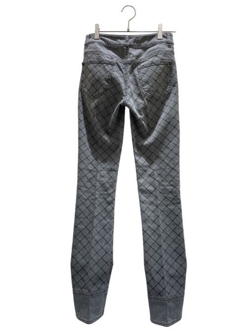 CHANEL（シャネル）CHANEL (シャネル) ココボタンマトラッセカラーデニム グレー サイズ:34の古着・服飾アイテム