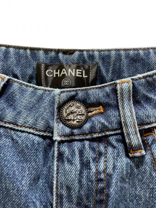 CHANEL（シャネル）CHANEL (シャネル) デニムパンツ インディゴ サイズ:34の古着・服飾アイテム