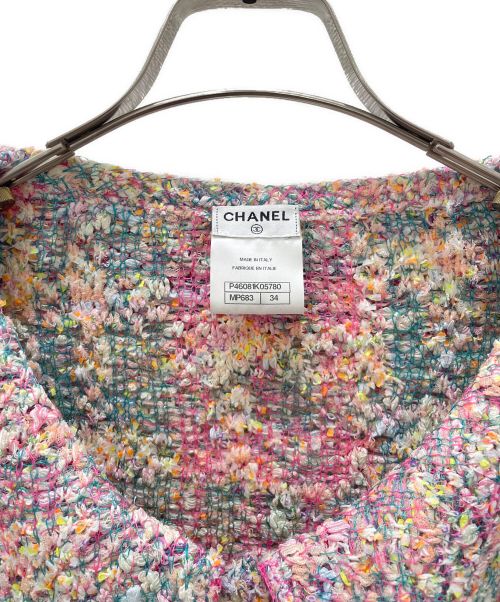 CHANEL（シャネル）CHANEL (シャネル) ツイードジャケット マルチカラー サイズ:34の古着・服飾アイテム