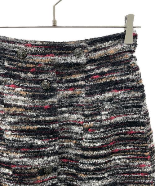CHANEL（シャネル）CHANEL (シャネル) ツイードスカート ブラック サイズ:34の古着・服飾アイテム
